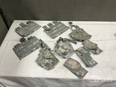 (74) M4 Three Mag Pouches, (23) Canteen Pouches & Assorted Items