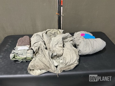(12) Cold Weather Parkas, (45) Pairs of Cold Weather Trousers & Assorted Items