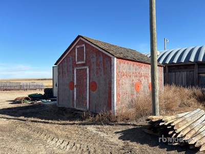 14 ft x 12 ft Wood Shed