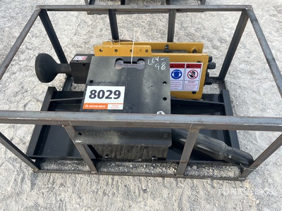 2025 AGT PD680-PZ Skid Steer Post Driver (Unused)