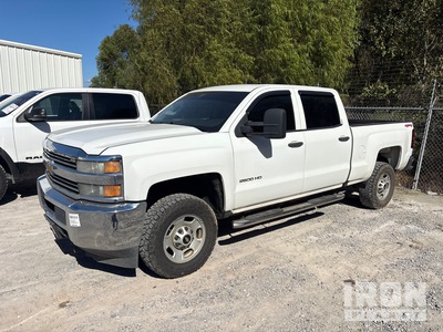 2016 Chevrolet 2500 HD 4x4 Crew Cab Pick-up (Inoperable)