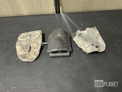 (214) Canteen Pouches, (153) Entrenching Tool Carriers & Assorted Items