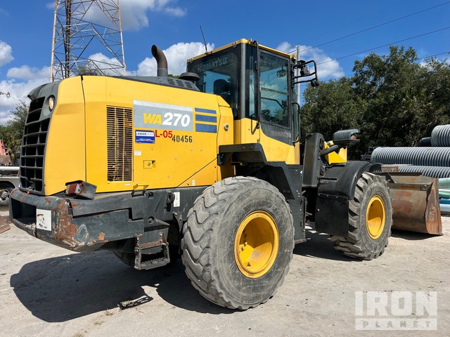 CARGADOR FRONTAL KOMATSU WA2708