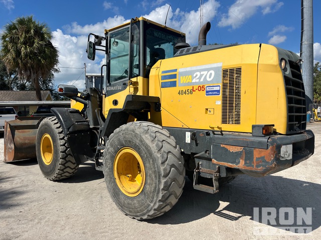 CARGADOR FRONTAL KOMATSU WA2708