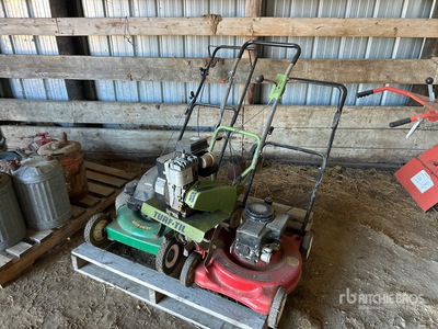 2 Walk Behind Lawn Mower, Rototiller