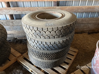 Quantity of (4) Radial 10.00R20 Tires