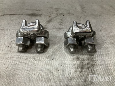 (418) AAA Wire Rope 1011283 Wire Rope Saddled Clamps