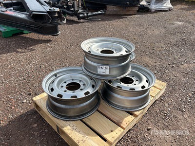 Quantity of (4) Steel Rims Wheels