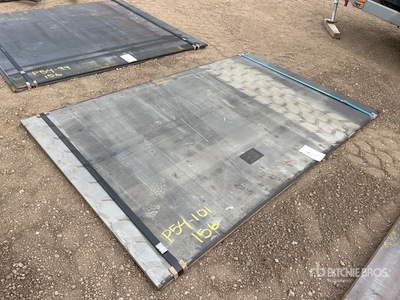 Quantity of (2) 2025 Kit Containers Steel 60 in x 96 in (.75 in Thick) Stahlplatten