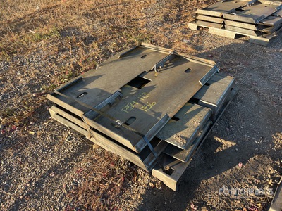 Quantity of 2025 Kit Containers QT-F-BLANK Skid Steer Attachment Mounting Plate