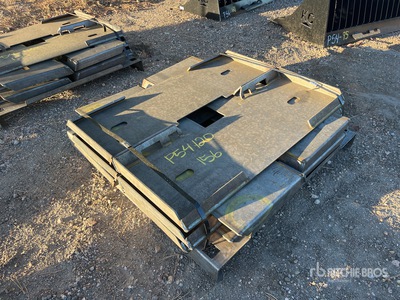 Quantity of 2025 Kit Containers QT-F-BLANK Skid Steer Attachment Mounting Plate