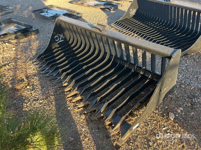 2025 Kit Containers QT-SB-H72-F 76 in Skeleton Skid Steer Bucket