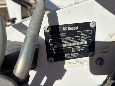 2018 Bobcat S740 Skid Steer Loader