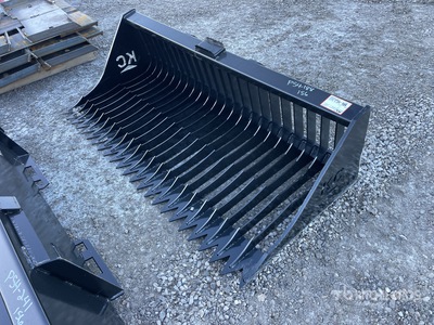 2025 Kit Containers QT-SB-H72-F 72 in Skid Steer Screening Bucket