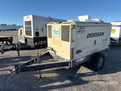 2015 Doosan P425/HP375WCU 185 cfm Mobile Compresor de aire