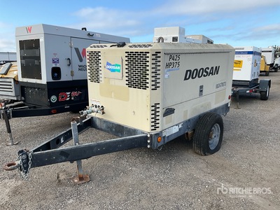 2015 Doosan P425/HP375WCU 185 cfm Mobile Air Compressor