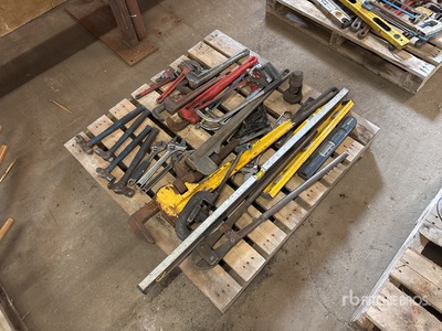 Pipe Wrenches, Hammers, Levels, Hack Saws