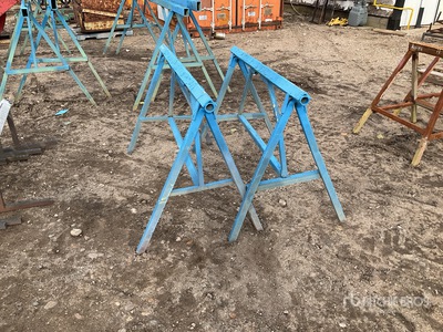 Quantity of (2) Metal Sawhorse
