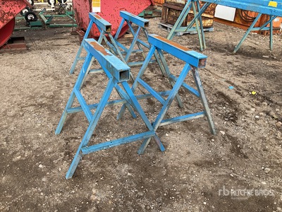 Quantity of (2) Metal Sawhorse