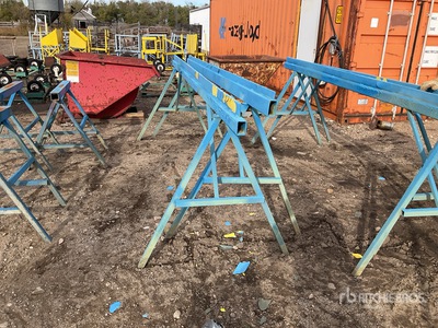 Quantity of (2) Metal Sawhorse