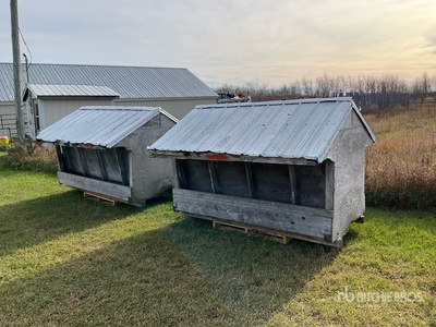 Quantity of (2) Custom Built Livestock Feeder