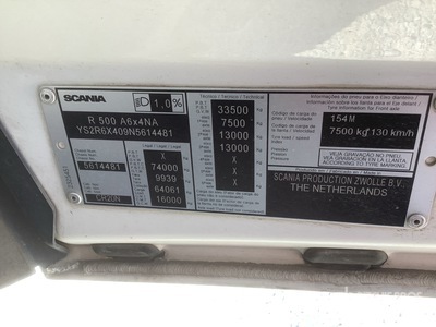 2022 Scania 6x4 Heavy Haul Tractocamion con Dormitorio / T/A Sleeper Truck Tractor