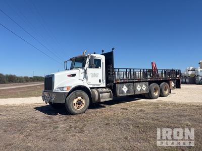 2012 Peterbilt 348 6x4 Platte vrachtwagen