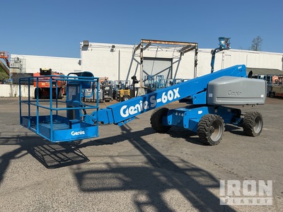2013 Genie S-60X 4WD Diesel Plataforma Elevadora Telescópica