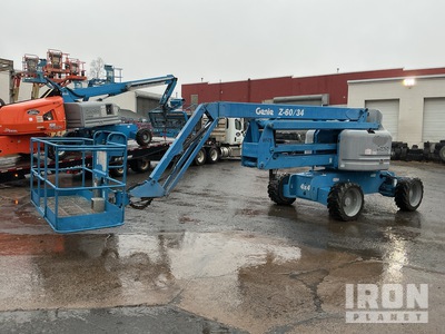 2013 Genie Z-60/34 4WD Diesel Articulating Boom Lift