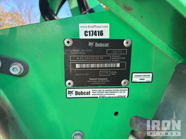 MINI CARGADOR SOBRE RUEDAS 2018 BOBCAT LOADER