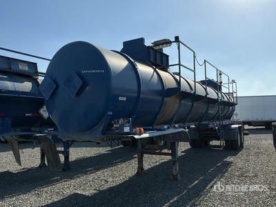 1976 Downs 2500 gal T/A Acid Tanker Trailer