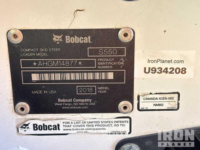 MINI CARGADOR SOBRE RUEDAS 2018 BOBCAT LOADER