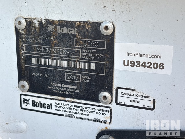 MINI CARGADOR SOBRE RUEDAS 2019 BOBCAT LOADER