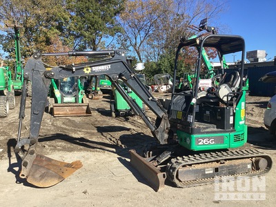2018 JOHN DEERE 26G Mini Excavator