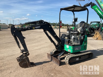 2018 JOHN DEERE 17G Mini Excavator
