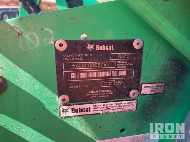 MINI CARGADOR SOBRE RUEDAS 2017 BOBCAT LOADER