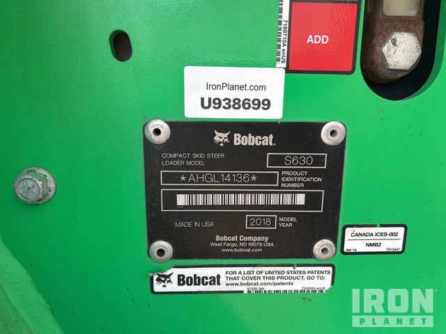 MINI CARGADOR SOBRE RUEDAS 2018 BOBCAT LOADER