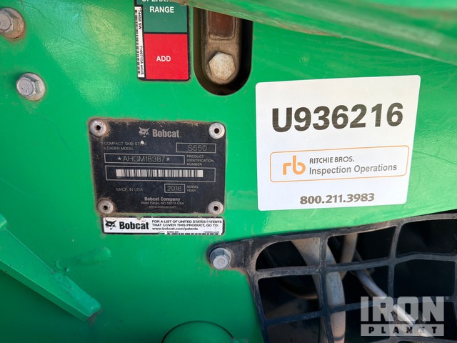 MINI CARGADOR SOBRE RUEDAS 2018 BOBCAT LOADER