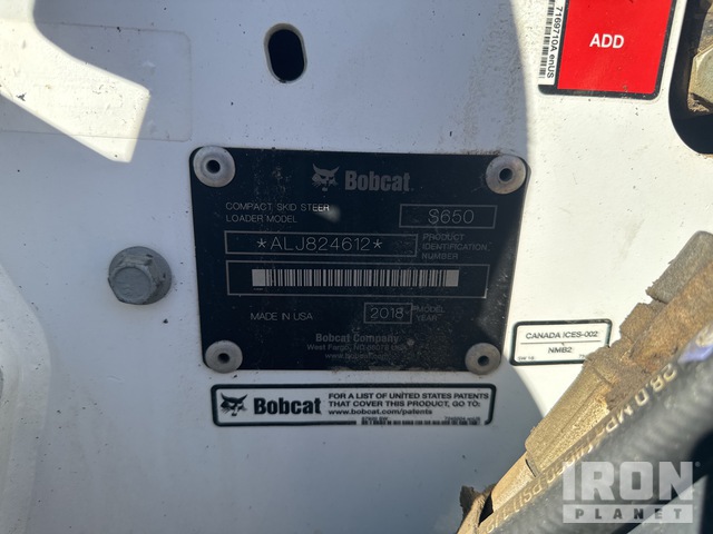 MINI CARGADOR SOBRE RUEDAS 2018 BOBCAT LOADER