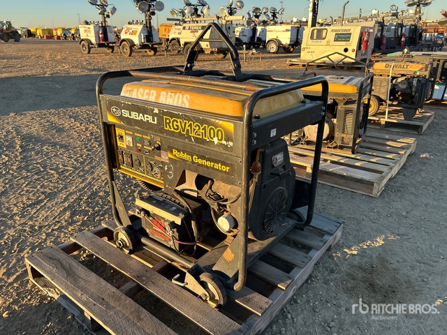 Robin Rgv 12100 Generator Subaru RGV 12100 Generator Set | Ritchie Bros. Auctioneers