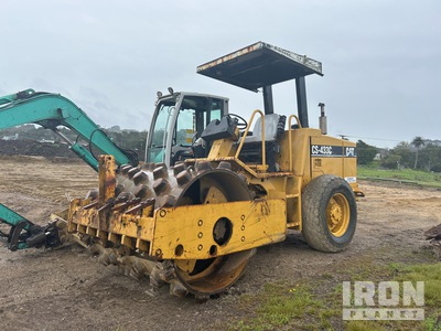 2002 Cat CS433C Smooth Drum Compactor