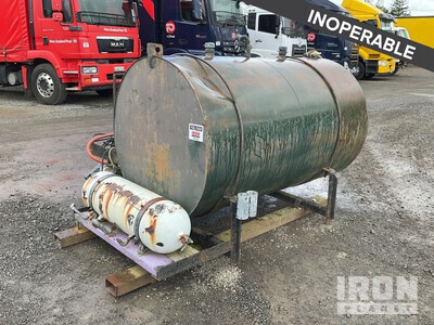 Portable Steel Diesel Benzinetank (Inoperable)