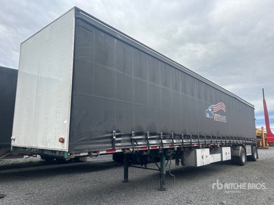 2002 Western Trailer 50 ft T/A Spread Axle Pritsche-Plane Anhänger