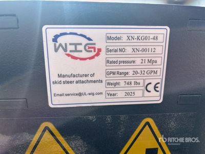 2025 Wig XNKG0148 Skid Steer Trencher (Unused)