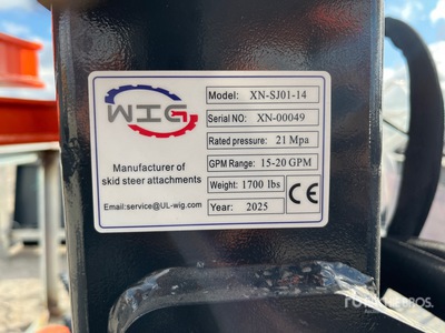 2025 Wig XNSJ0114 Skid Steer Tree Shear (Unused)