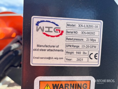 2025 Wig XNLXZ0118 Kompaktladerschnecke (Unused)