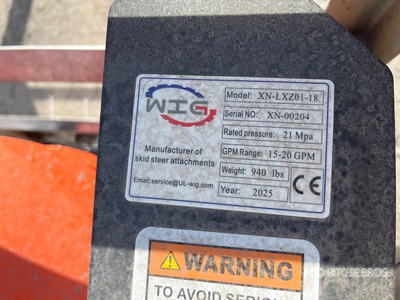 2025 Wig XNLXZ0118 Kompaktladerschnecke (Unused)