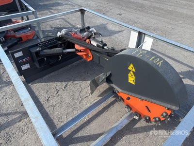 2025 Wig XNQC0108 32 in Skid Steer Stump Grinder (Unused)
