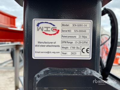 2025 Wig XNSJ0114 Skid Steer Tree Shear (Unused)