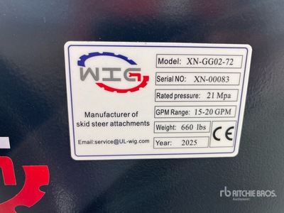 2025 Wig XNGG0272 Kompaktlader-Schlegelmäher (Unused)